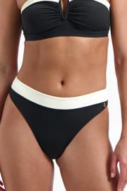 thumbnail: Beachlife brazilian bikinibroekje zwart/ecru