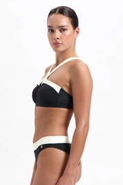 thumbnail: Beachlife brazilian bikinibroekje zwart/ecru