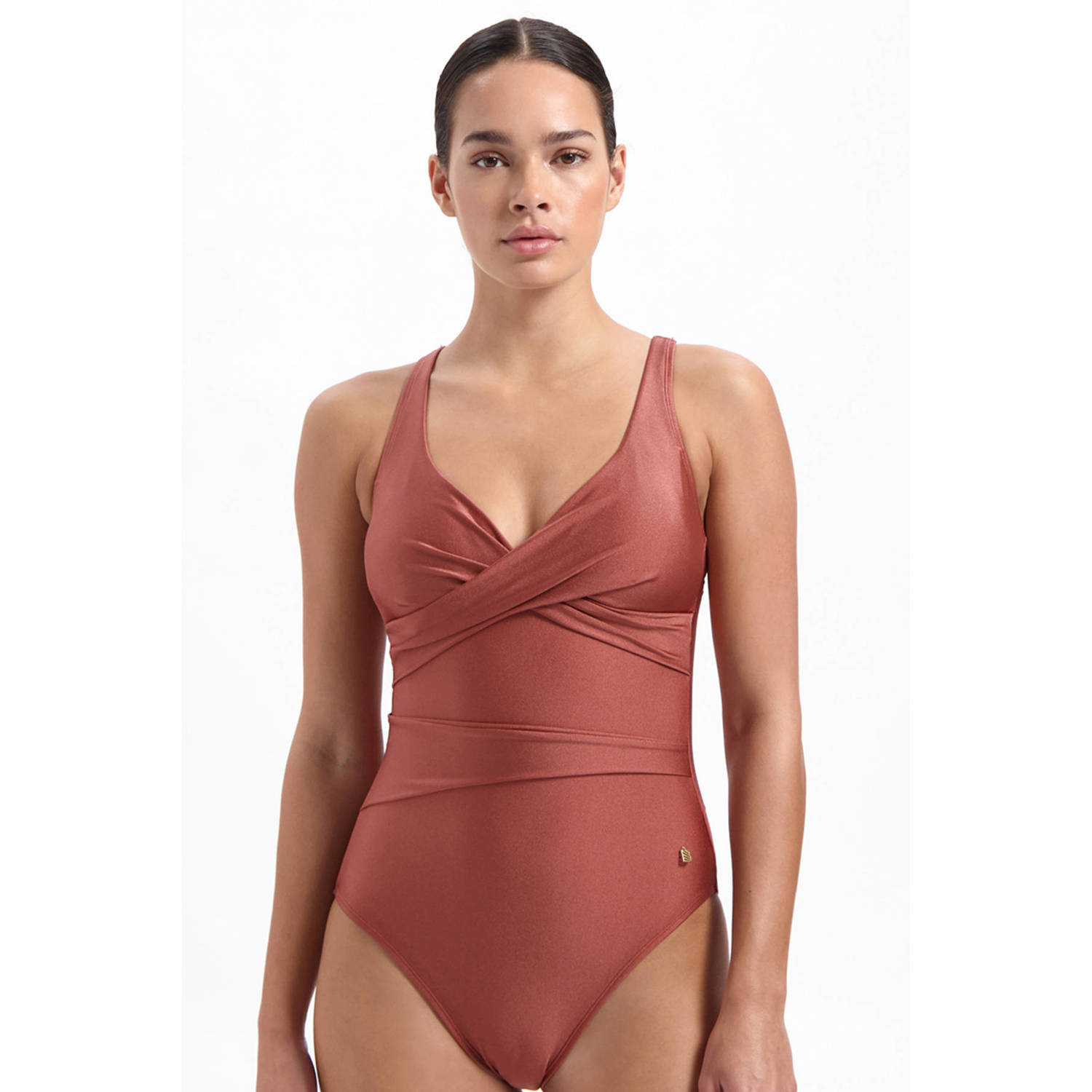 Beachlife halter badpak bruin