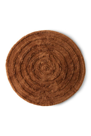 vloerkleed bruin (Ø150 cm)
