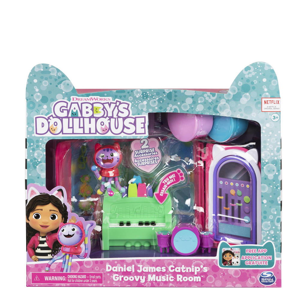 Gabby's Dollhouse Gabby's Poppenhuis DJ Kattenkruid Muziekkamer