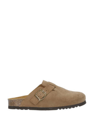 Fae suède clogs taupe
