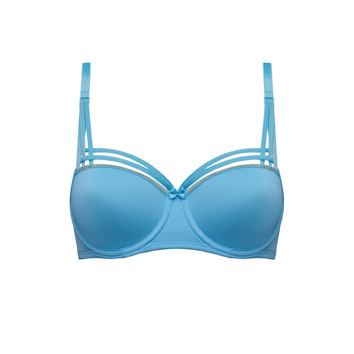 Marlies Dekkers dame de paris balconette bh wired padded baltic sea and gold