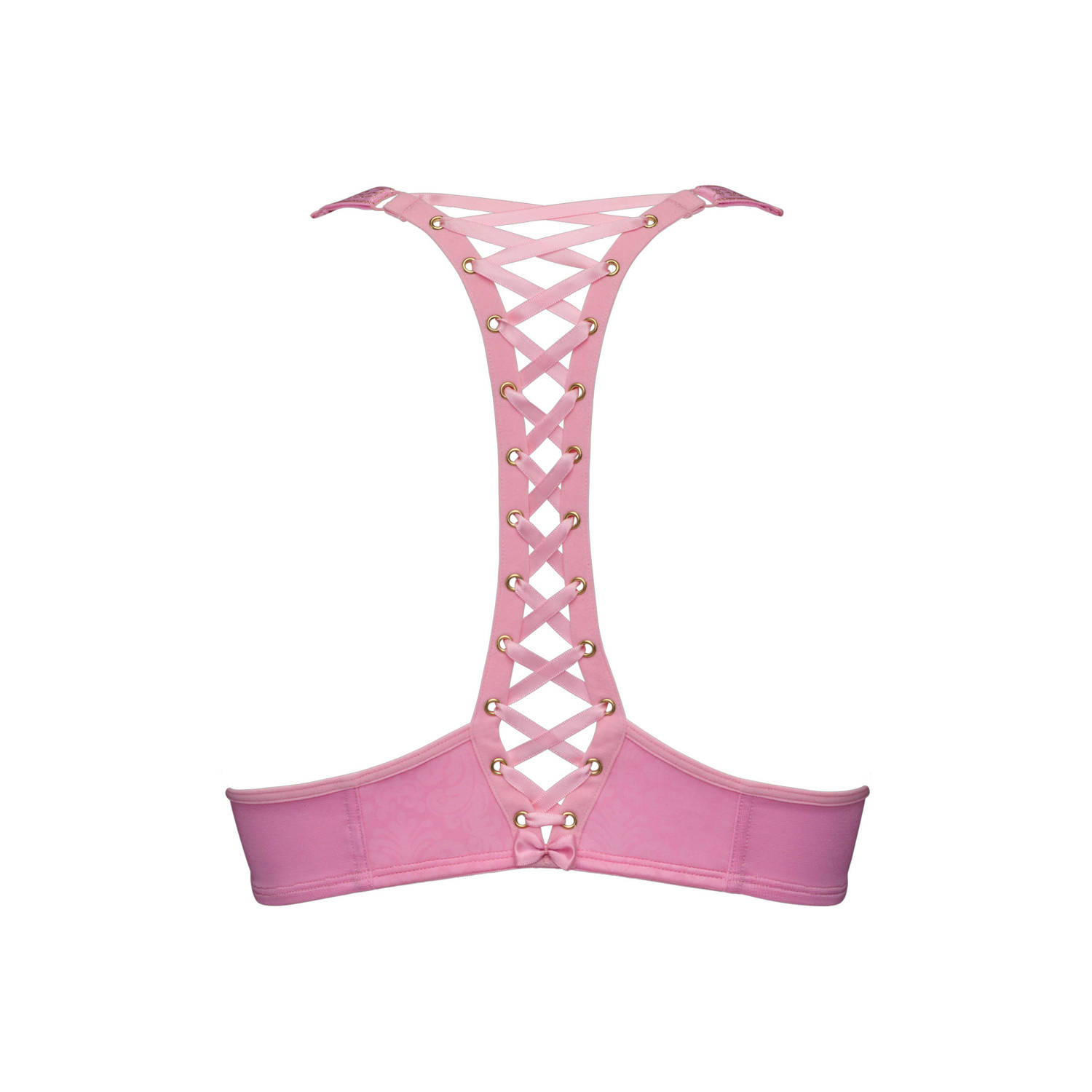 marlies dekkers Style voorgevormde push-up bh met voorsluiting Rococo roze
