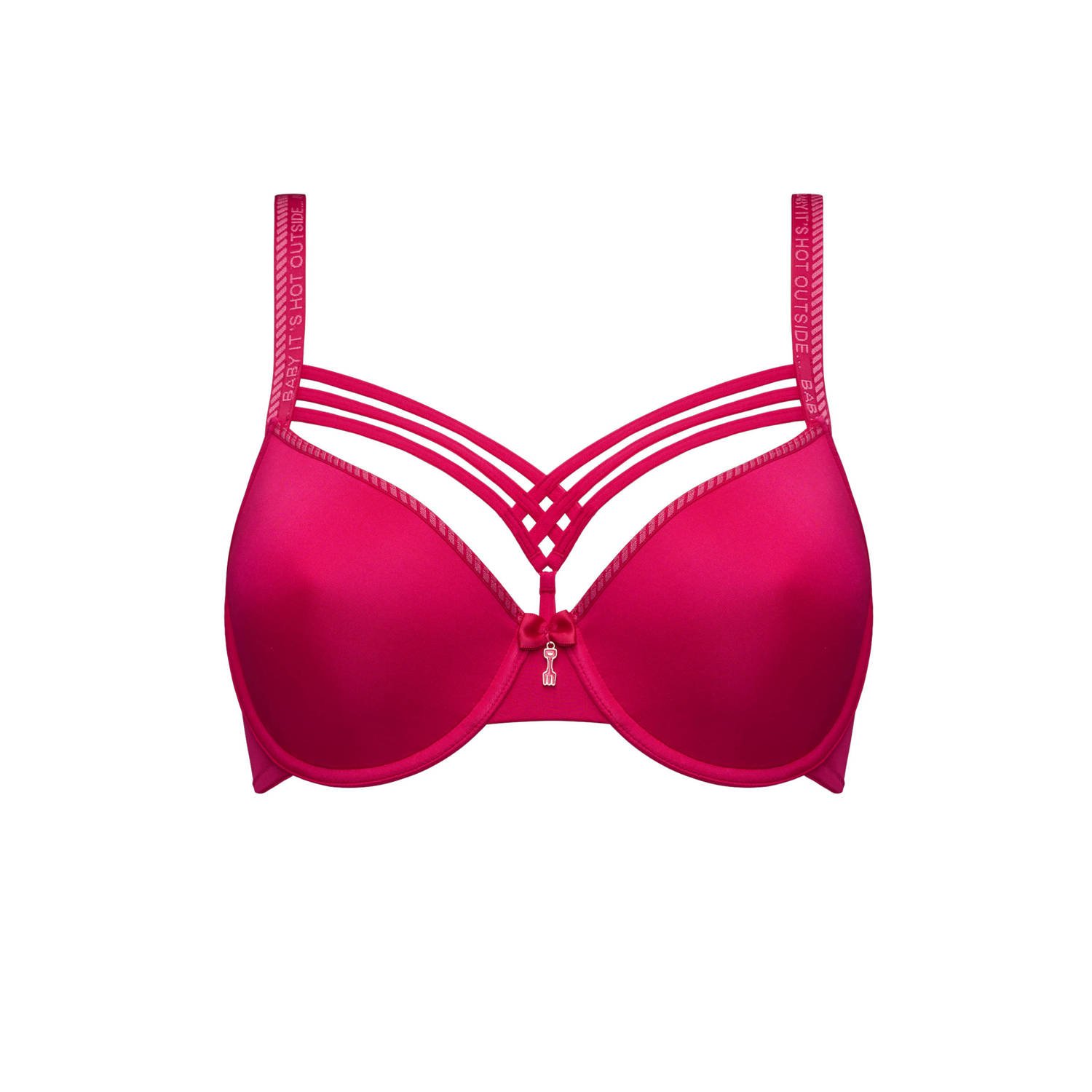 Marlies Dekkers dame de paris plunge bh wired padded azalea red