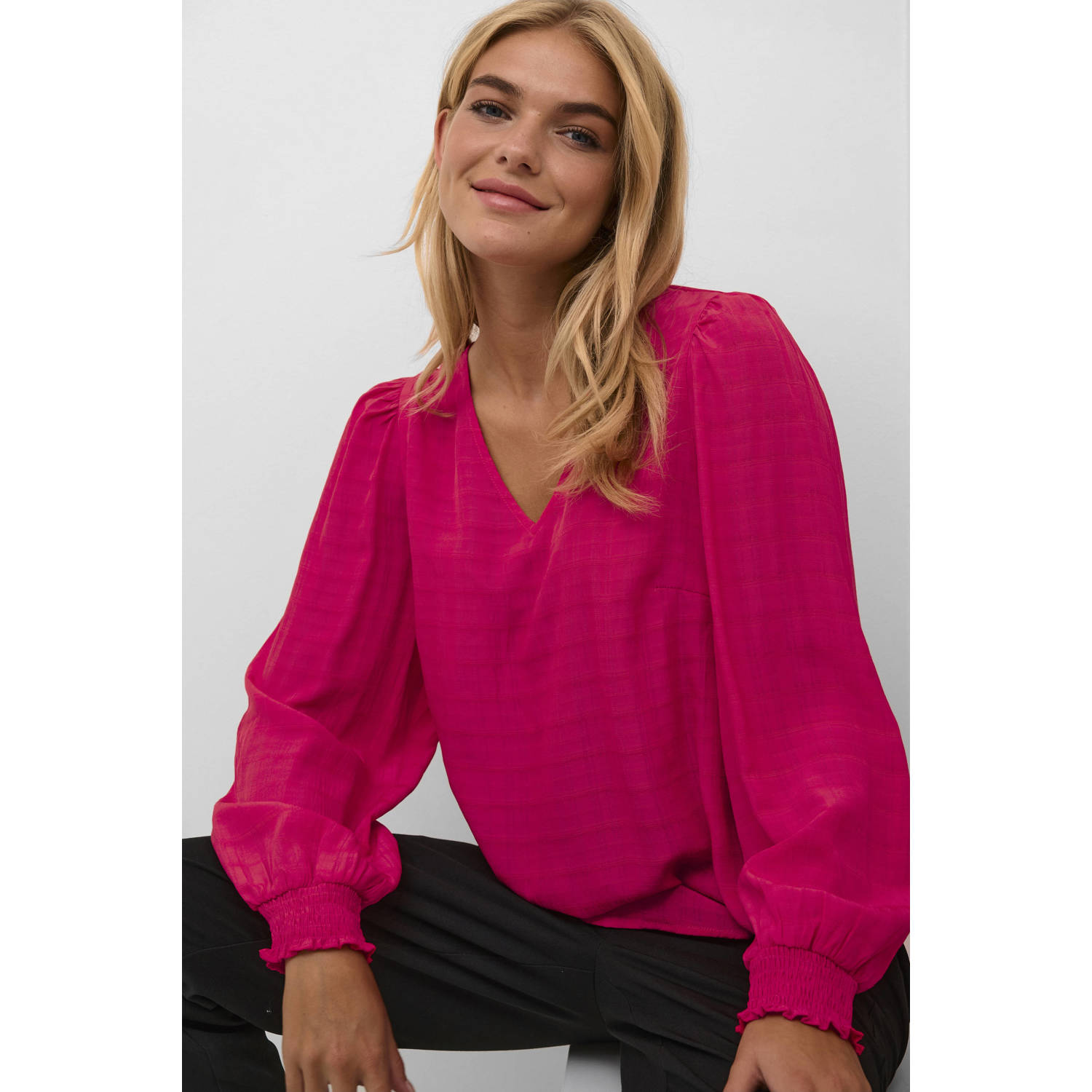 Kaffe blousetop roze