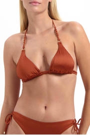 thumbnail: Cyell voorgevormde triangel bikinitop brons