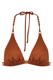 thumbnail: Cyell voorgevormde triangel bikinitop brons