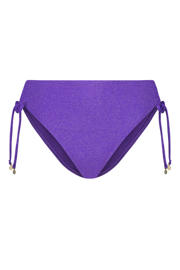 thumbnail: Cyell high waist bikinibroekje met lurex paars