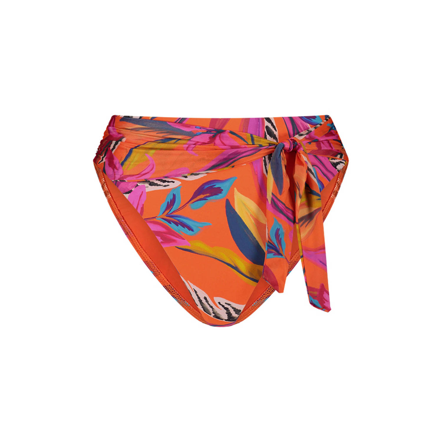 Cyell high waist bikinibroekje oranje multi