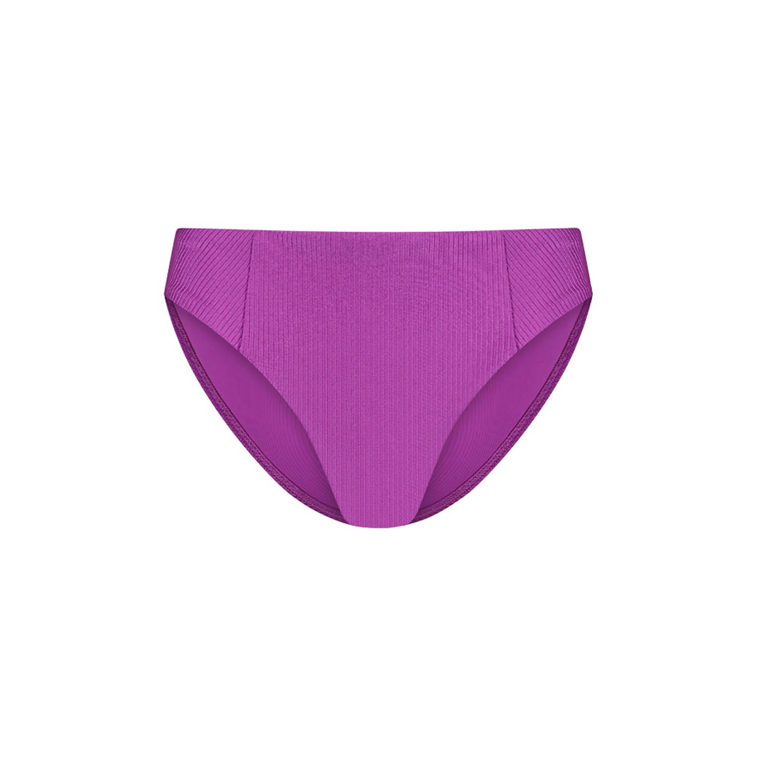 Cyell bikinibroekje met ribstructuur paars