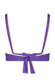 thumbnail: Cyell niet-voorgevormde halter bikinitop met lurex paars