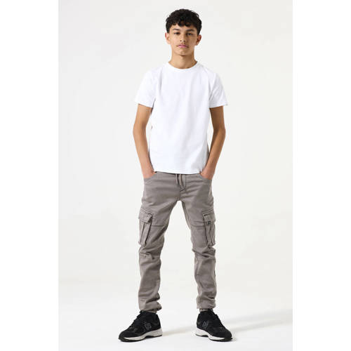 Garcia regular fit cargobroek grijs afbeelding