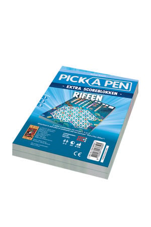 pick a pen riffen scoreblokken uitbreidingsspel