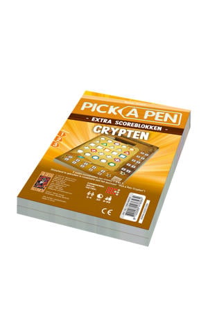 pick a pen crypten scoreblokken uitbreidingsspel