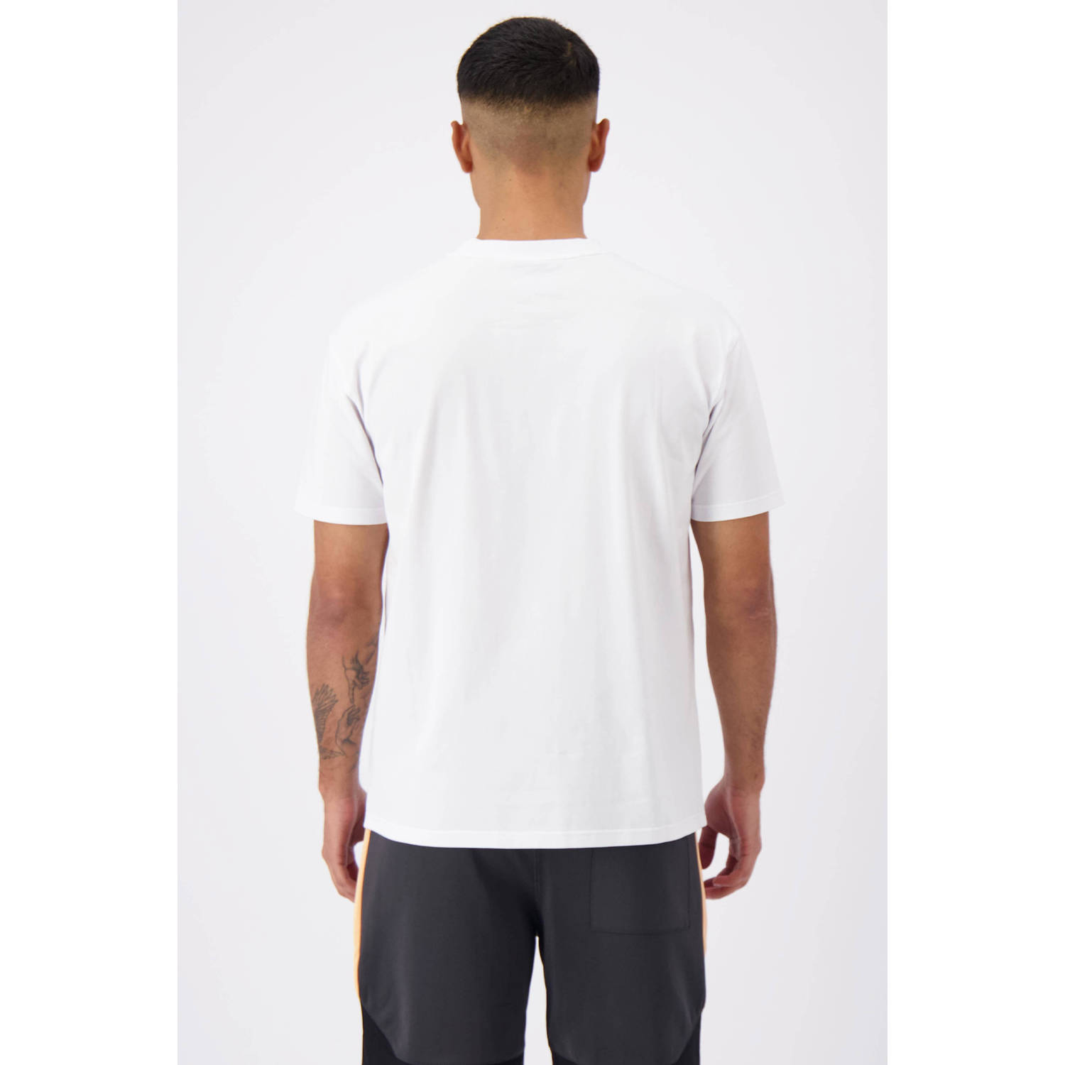BLACK BANANAS T-shirt INITIAL met logo wit