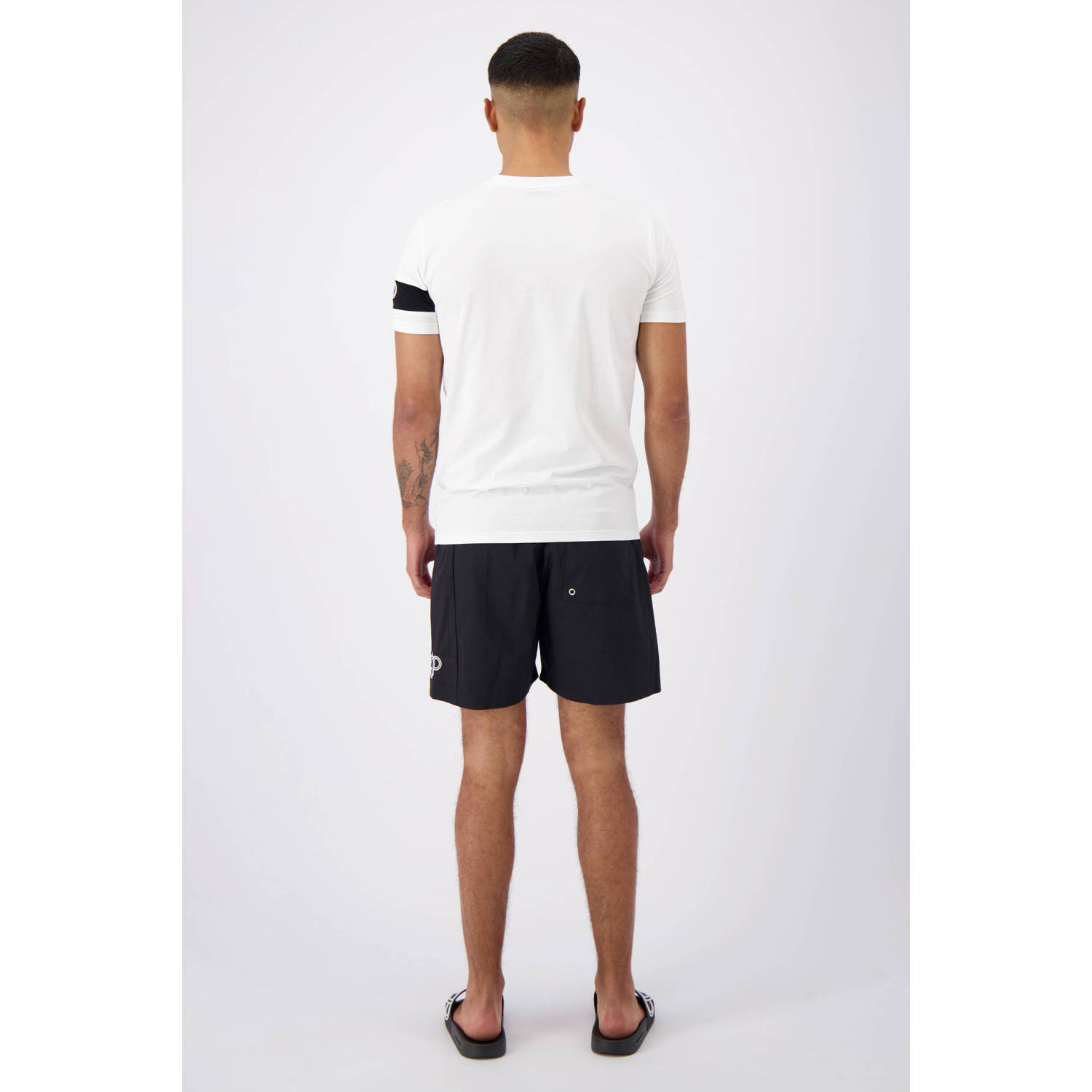 BLACK BANANAS T-shirt COMMANDER met logo off white