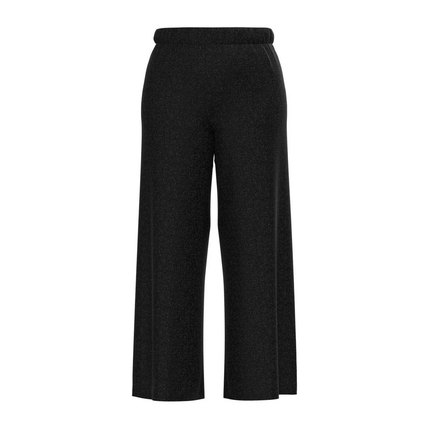 PIECES Curve high waist wide leg pantalon PCLINA zwart