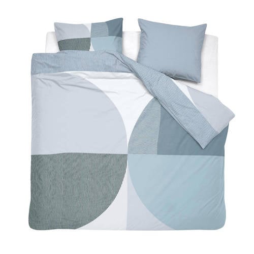 Cinderella katoenen dekbedovertrek lits-jumeaux (240x220 cm) - Blauw