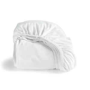 double-jersey hoeslaken - wit (25 cm hoog)