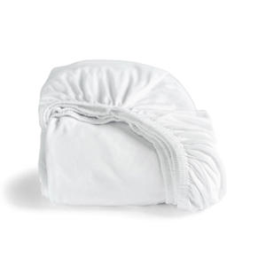 double-jersey hoeslaken - wit (25 cm hoog)