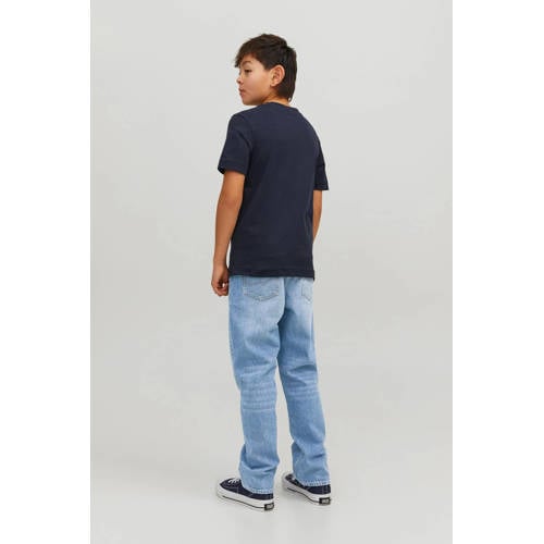 JACK & JONES JUNIOR loose fit jeans JJICHRIS JJORIGINAL blue denim afbeelding