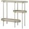 WOOOD Sidetable Noan - Hout/Metaal - Beige - 80x90x28