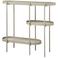 WOOOD WOOOD Sidetable Noan - Hout/Metaal - Beige - 80x90x28