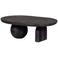 WOOOD WOOOD Steppe Salontafel - Mango Hout - Zwart - 38x110x72