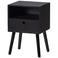 WOOOD WOOOD Ozzy Nachtkastje - MDF - Bordeauxrood - 53x36x30