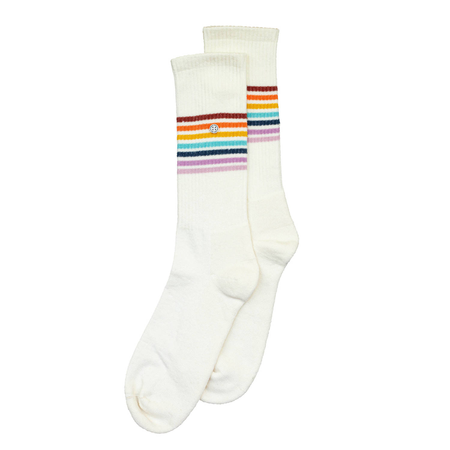 Alfredo Gonzales sokken Athletic Rainbow Stripes ecru