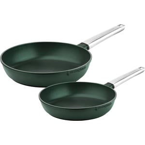 Westinghouse Pannenset - Performance Series koekenpan 24cm + koekenpan 28cm - Groen - Koekenpannenset 2-delig - Geschikt...