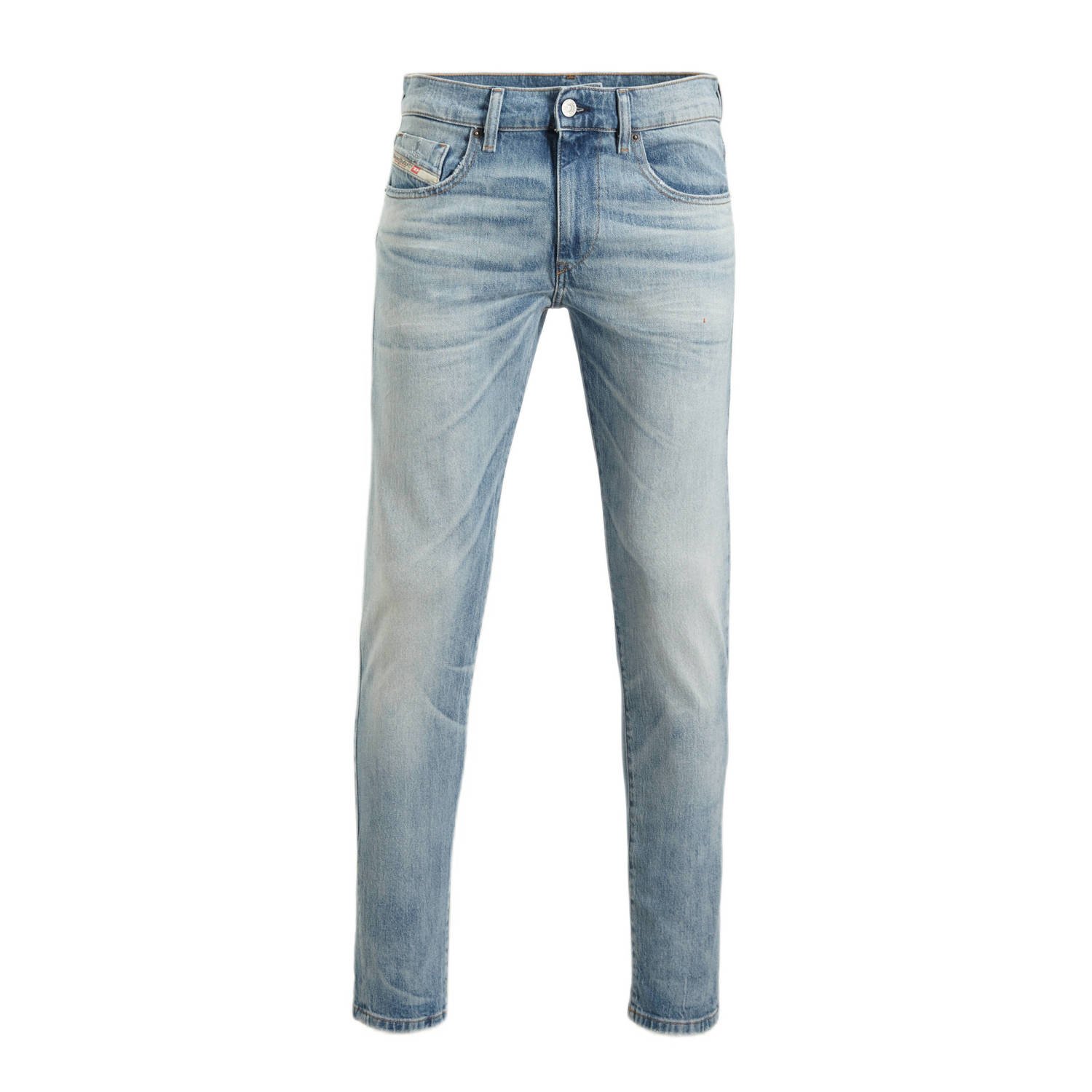 Diesel Vintage Distressed Slim Fit Jeans Blue Heren