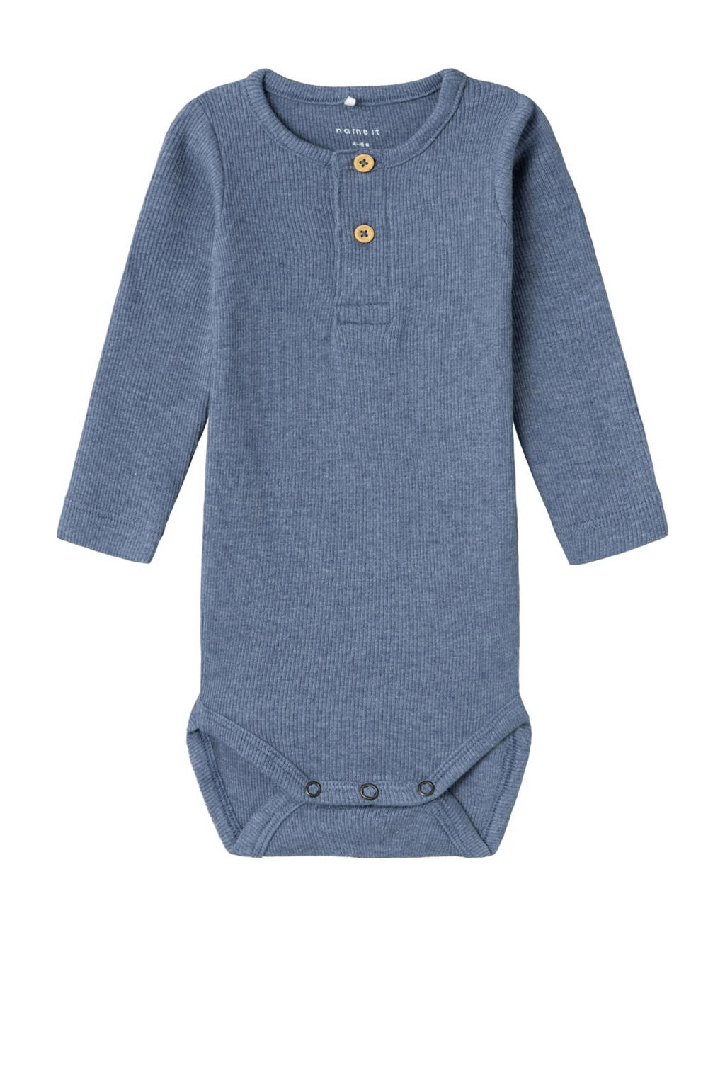 NAME IT BABY romper NBMKAB staalblauw