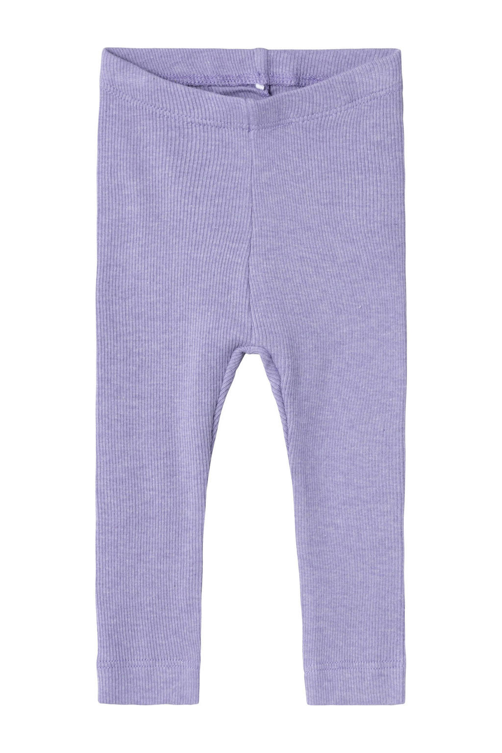 Paarse jongens en meisjes NAME IT BABY broek van katoen met skinny fit, regular waist, elastische inzet en effen