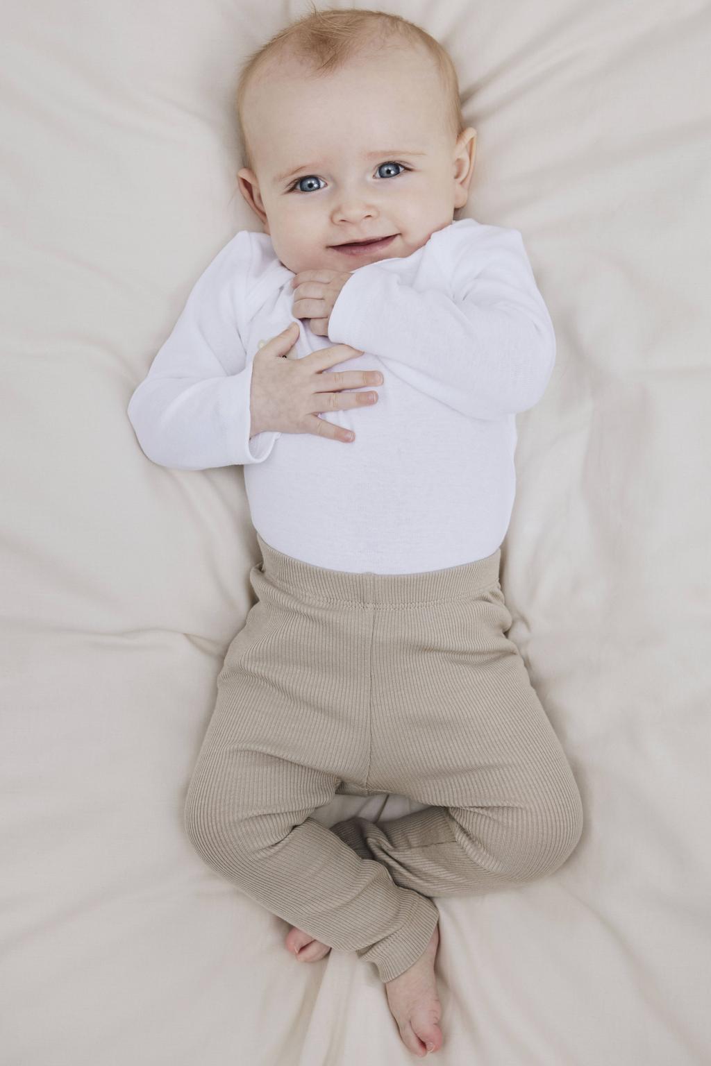 NAME IT BABY broek NBNKAB licht taupe