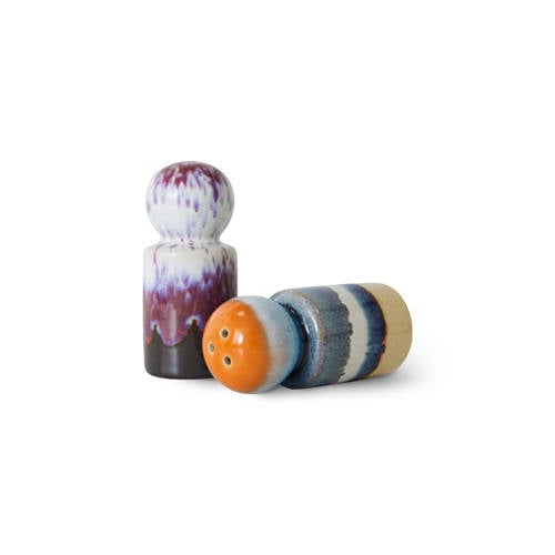 HKLIVING peper- en zoutstel 70s afbeelding