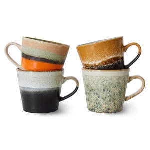 cappuccinomok 70s (Ø9,5 cm) (300 ml) (set van 4)