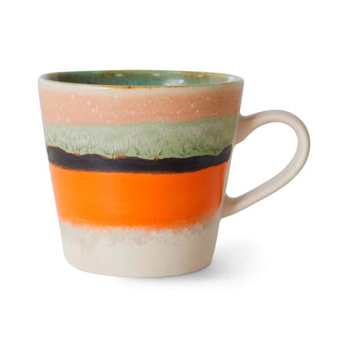 HKLIVING cappuccinomok 70s (Ø9,5 cm) (300 ml) afbeelding