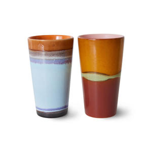 lattemok 70s (Ø7,5 cm)(280 ml) (set van 2)