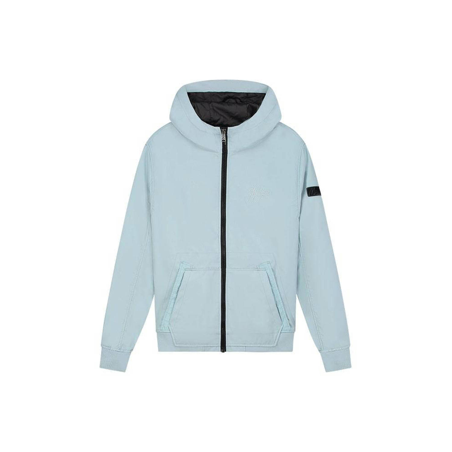 Malelions softshell jas met logo light blue