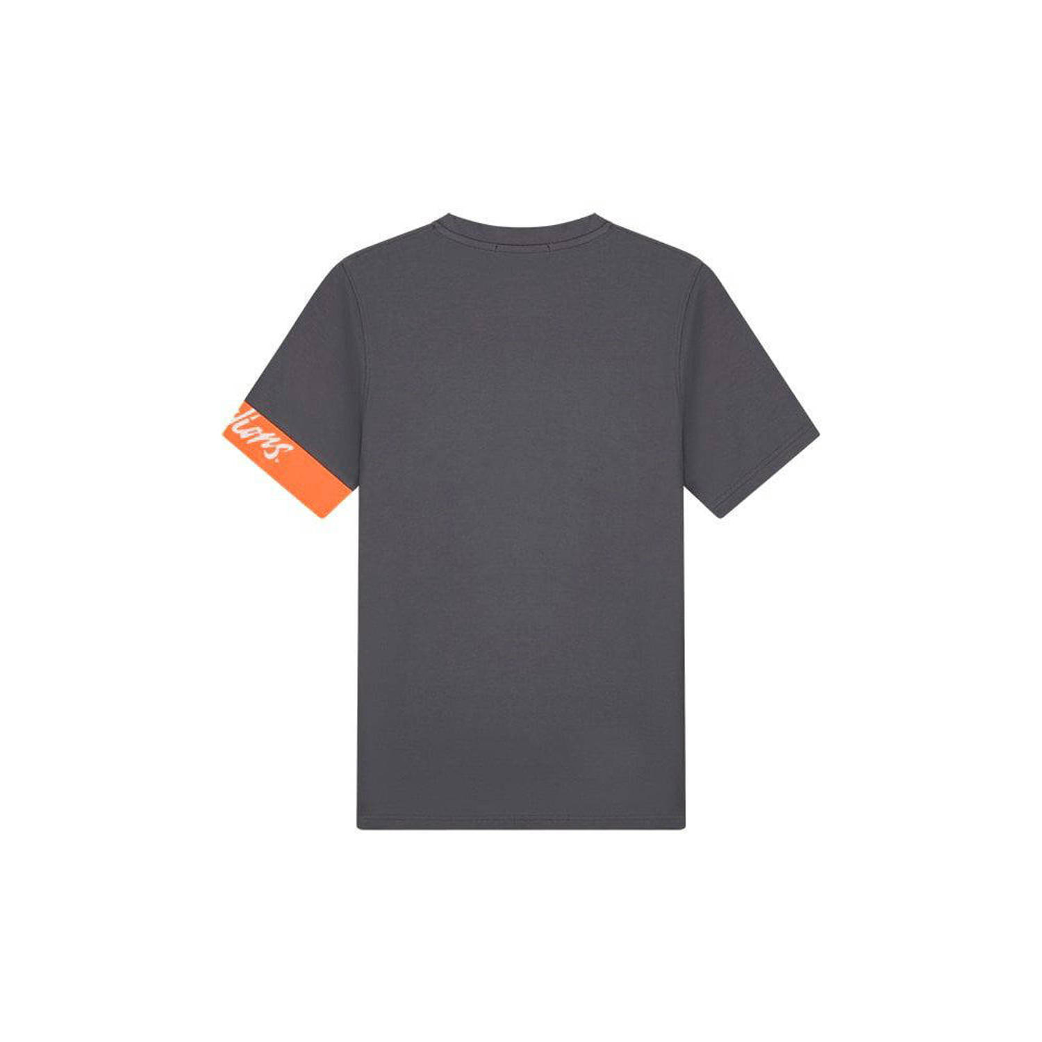Malelions T-shirt Captain met logo antra orange