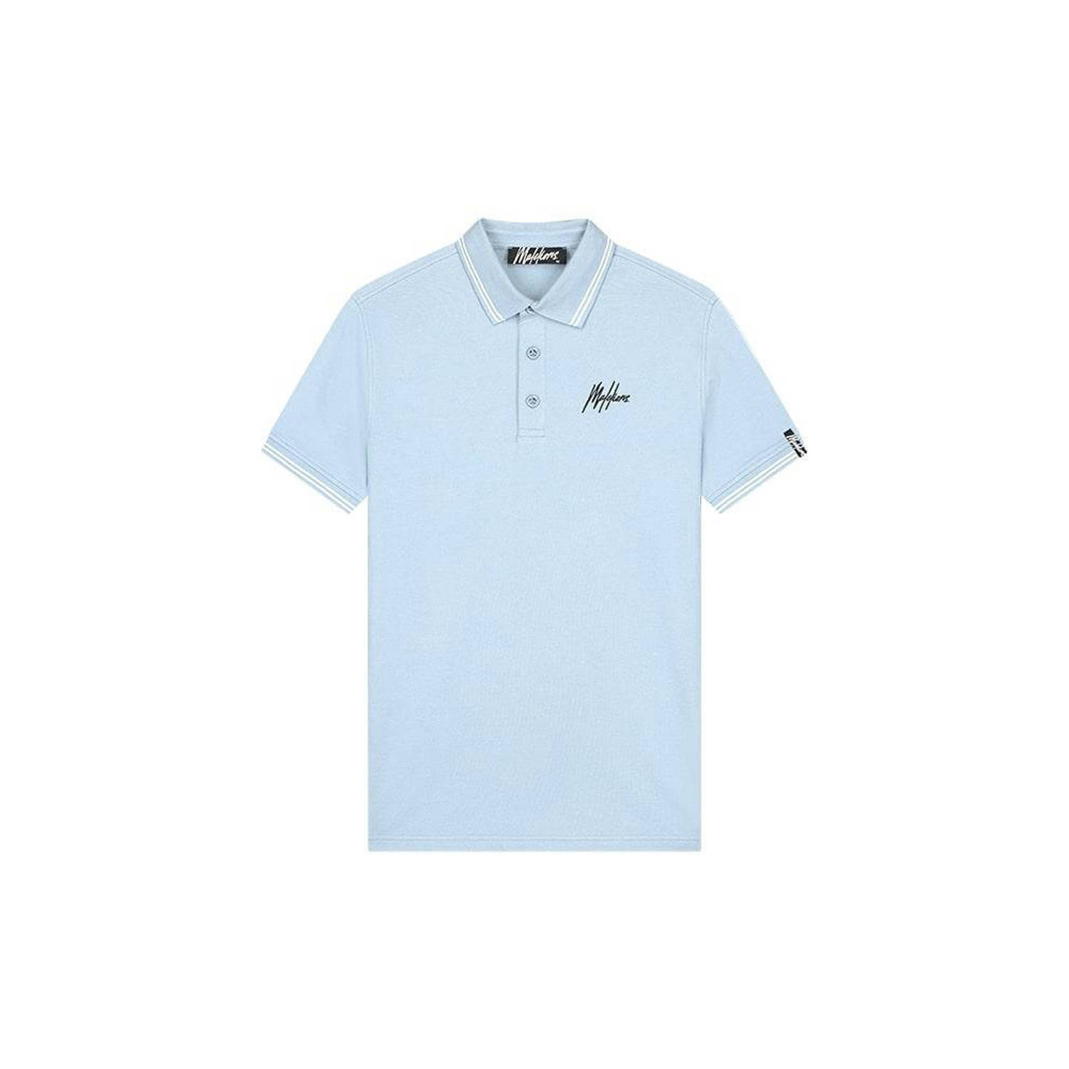 Malelions Signature polos lichtblauw Herenlions Blue Heren