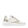 Nubikk leren sneakers wit/goud