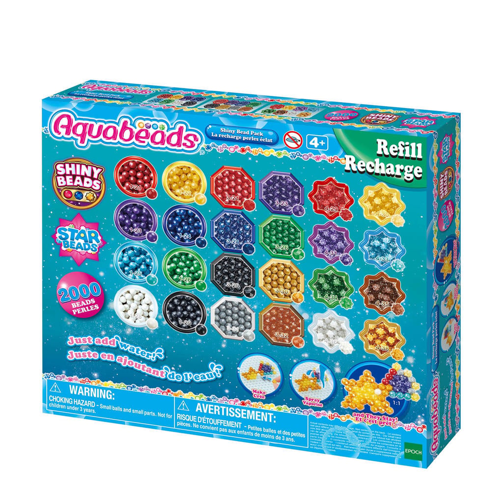 Aquabeads Navulset Glans parel pakket 2000 parels