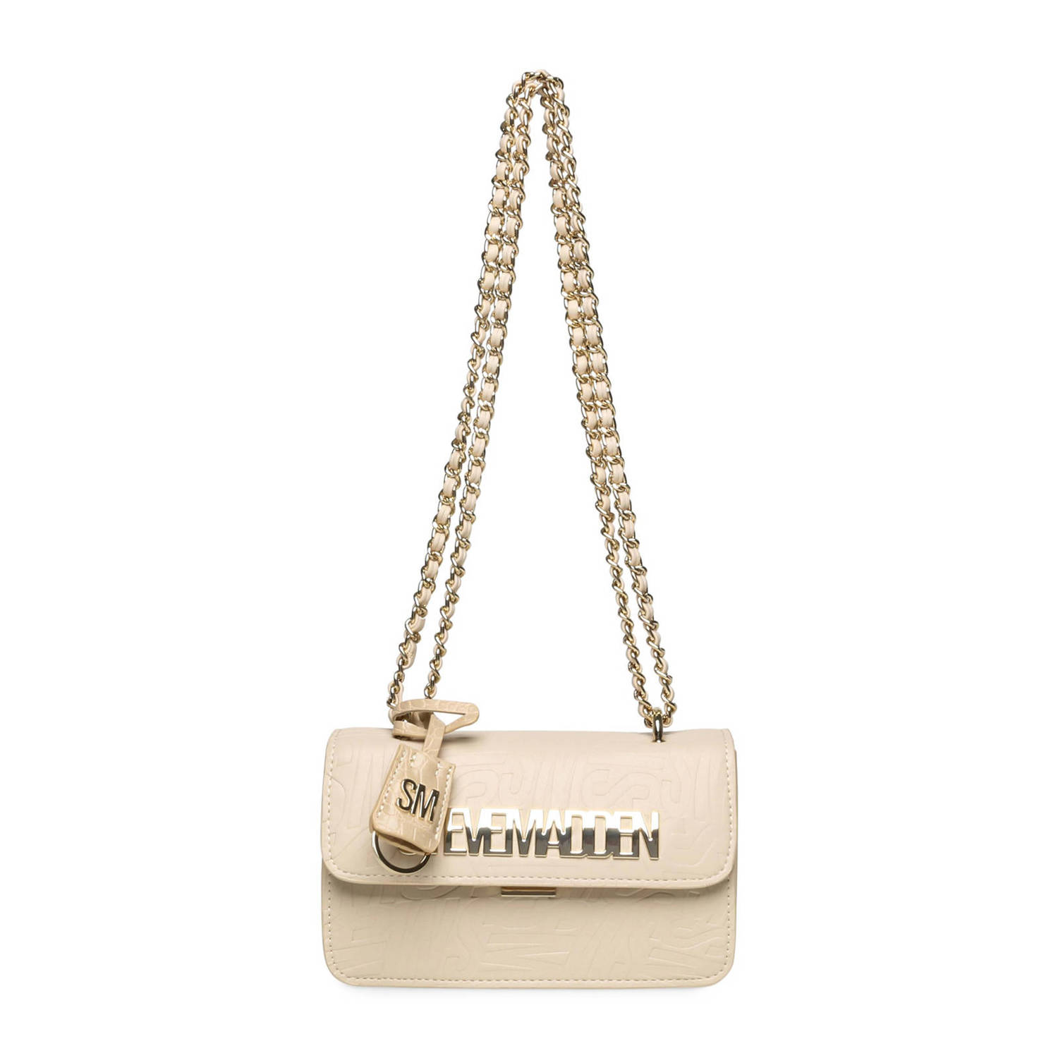 Steve Madden Stijlvolle Crossbody Tas Beige Dames