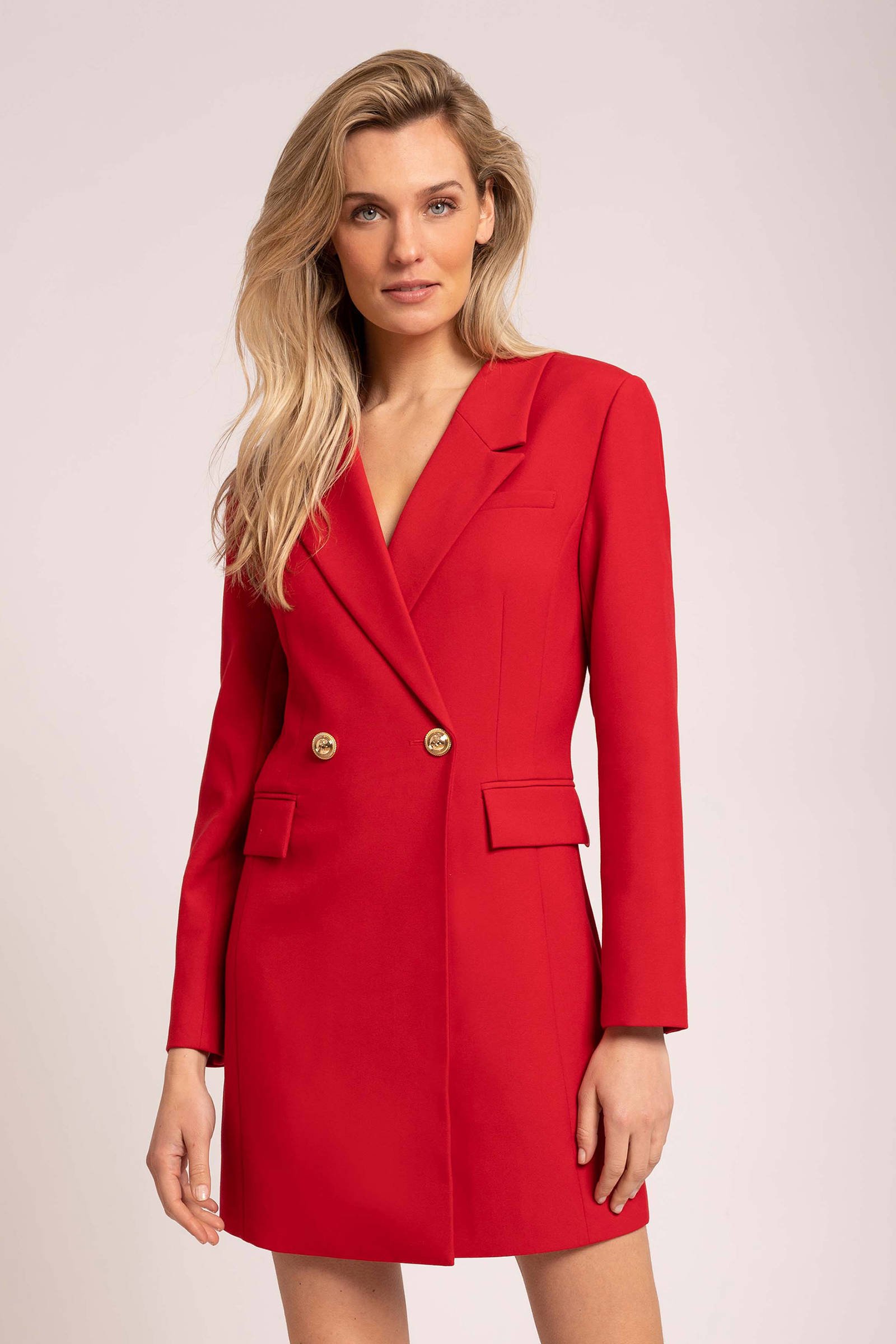 Blazer jurk rood hot sale