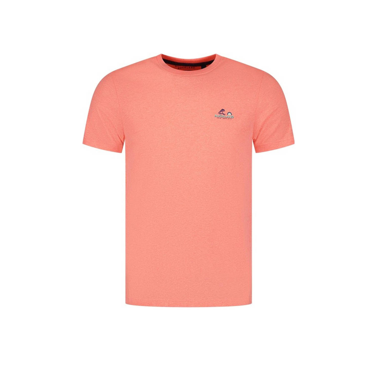 New Zealand Auckland T-shirt met logo fury pink