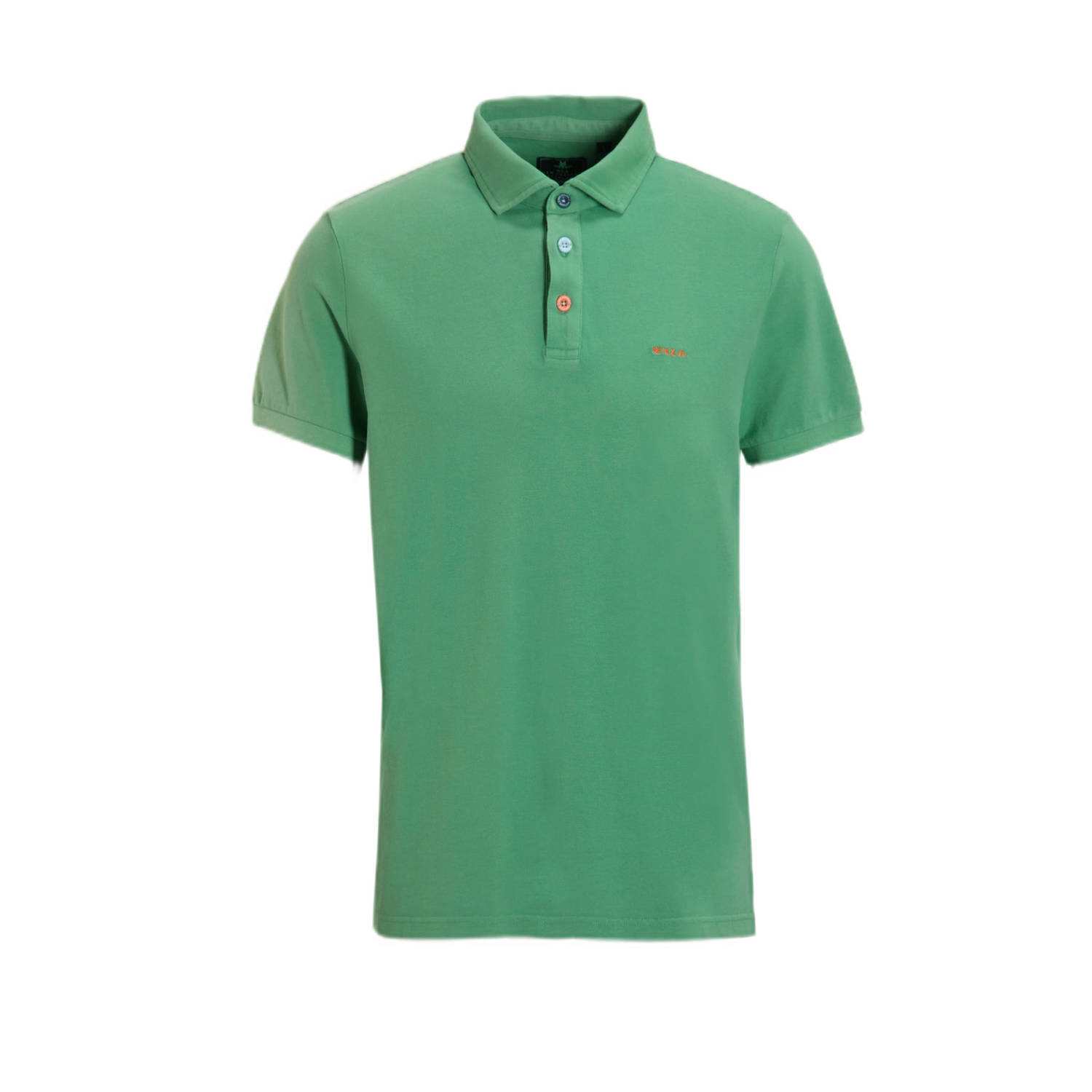 New Zealand Auckland regular fit polo Tukituki met logo amazon green