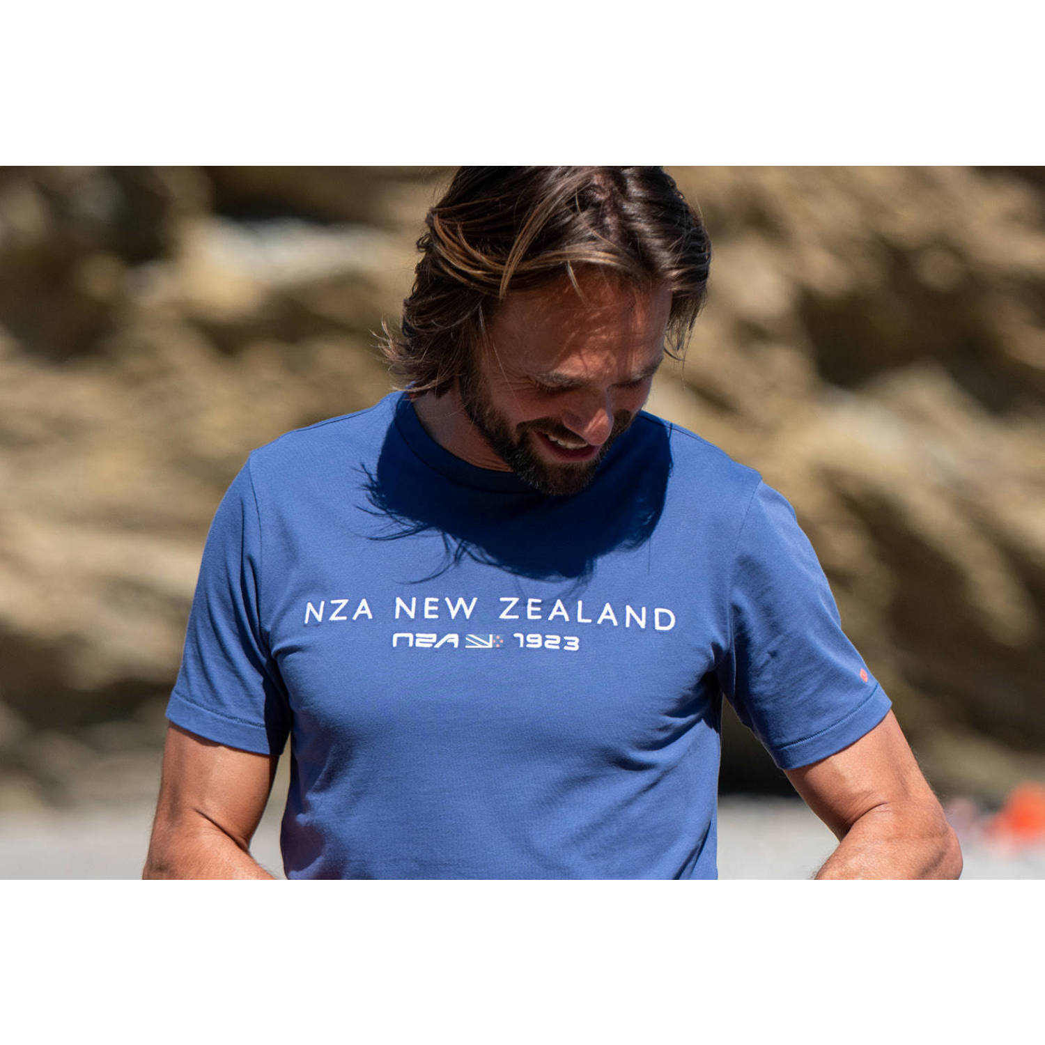 New Zealand Auckland T-shirt met printopdruk